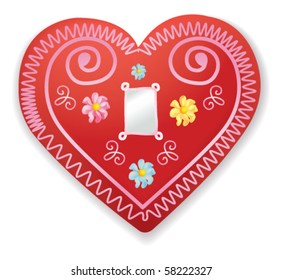 Corazón de pan de jengibre