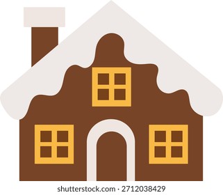 Casa de jengibre decorada con glaseado y detalles de caramelos. Perfecto para temas de Navidades y dulces festivos.