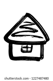 Gingerbread House Illustration Vector