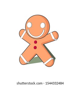 gingerbread man character. gingerbread cake