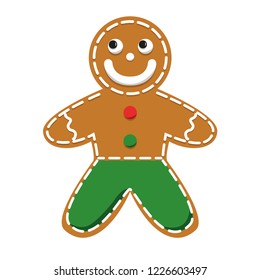 gingerbread man christmas cookie
