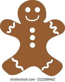 Gingerbread Man Cookies isolated background gingerbreadman