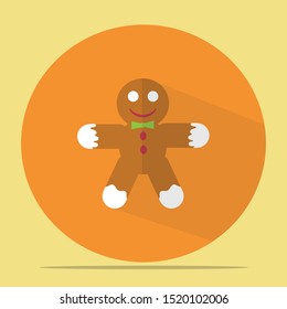 Gingerbread Man Design vector
