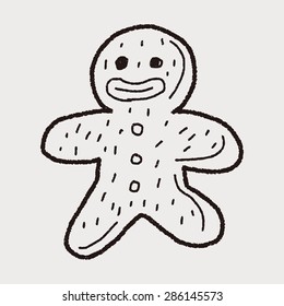 Gingerbread Man doodle