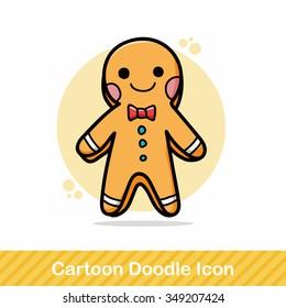 gingerbread man doodle