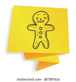 Gingerbread Man doodle