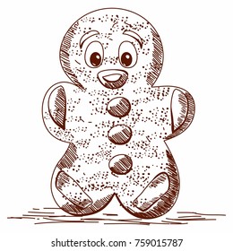 Gingerbread Man Doodle