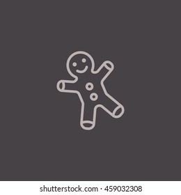 Gingerbread man Flat