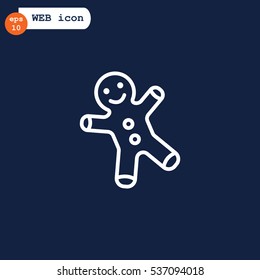 Gingerbread man Flat