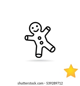 Gingerbread man Flat
