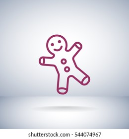 Gingerbread man Flat