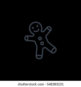 Gingerbread man Flat