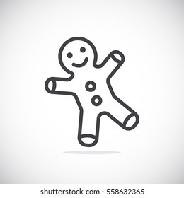 Gingerbread man Flat