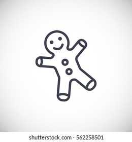 Gingerbread man Flat