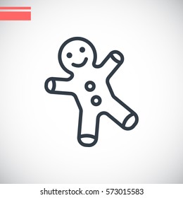 Gingerbread man Flat