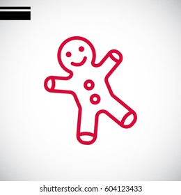Gingerbread man Flat