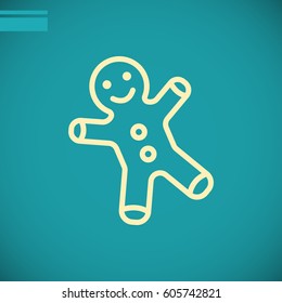 Gingerbread man Flat