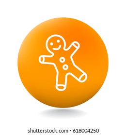 Gingerbread man Flat