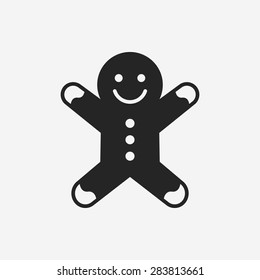 gingerbread man icon