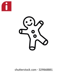 Gingerbread Man Icon