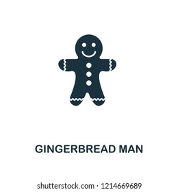 Gingerbread Man icon. Premium style design from christmas collection. UX and UI. Pixel perfect gingerbread man icon for web design, apps, software, printing usage.
