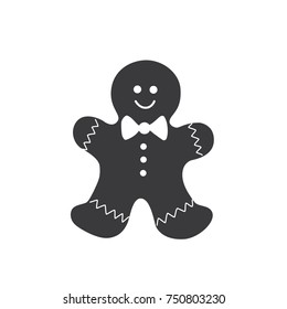 gingerbread man icon, vector illustration design. Christmas collection.