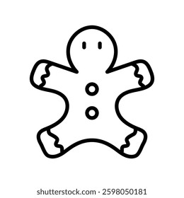 Gingerbread man on Christmas Eve