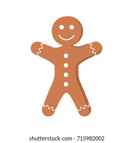 gingerbread man pastry icon image 