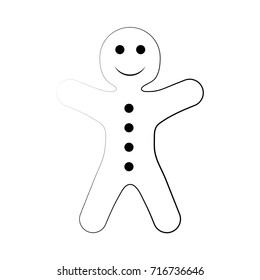 gingerbread man pastry icon image