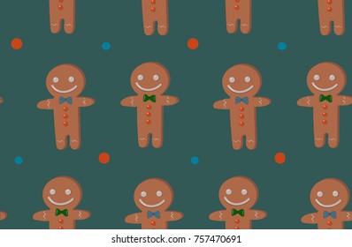 gingerbread man pattern