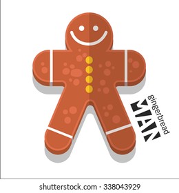 Gingerbread men icon