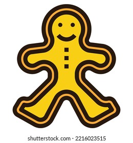 gingerbread concepto moderno ui ux icono para sitio web, aplicación, presentación, volante, folleto, etc.