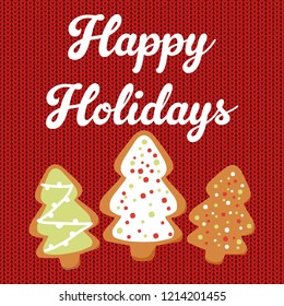 gingerbread new year celebration vector illustration 