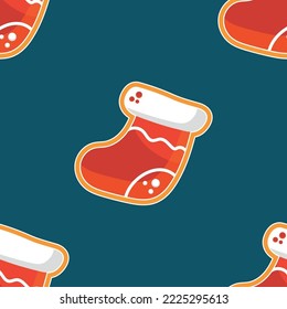 The gingerbread pattern turns out to be seamless. Christmas and New Year. Spices for baking. A traditional holiday.