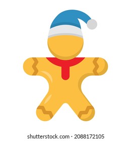 Icono del vector Gingerbread que puede modificar o editar fácilmente 


