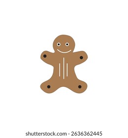 gingerbread vector illustration of bread made from ginger ingredients, delicious and warm on the body