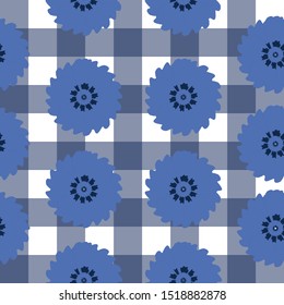 Gingham Background. Vector illustrations. Texture from squares/ rhombus for - tablecloths, blanket, plaid, cloths, shirts, textiles, dresses, paper, posters.