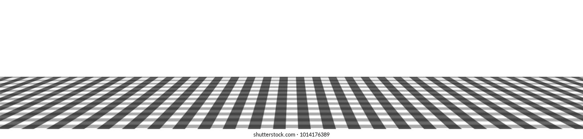 Gingham black and white pattern. Texture from rhombus/squares for - plaid, tablecloths, clothes, shirts, dresses, paper and other textile products.