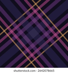 Gingham check plaid pattern for autumn, summer, spring. Seamless colorful herringbone textured Vichy tartan vector graphic for scarf, dress, flannel shirt, skirt, other modern fashion fabric design.
