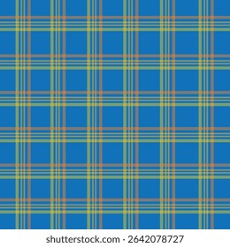 Gingham check plaid pattern for autumn, summer, spring. Seamless colorful herringbone textured Vichy tartan vector graphic for scarf, dress, flannel shirt, skirt, other modern fashion fabric design.