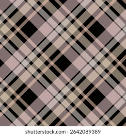 Gingham check plaid pattern for autumn, summer, spring. Seamless colorful herringbone textured Vichy tartan vector graphic for scarf, dress, flannel shirt, skirt, other modern fashion fabric design.