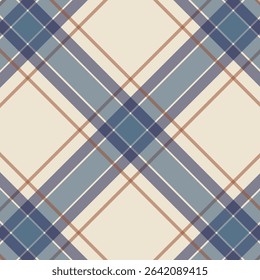 Gingham check plaid pattern for autumn, summer, spring. Seamless colorful herringbone textured Vichy tartan vector graphic for scarf, dress, flannel shirt, skirt, other modern fashion fabric design.