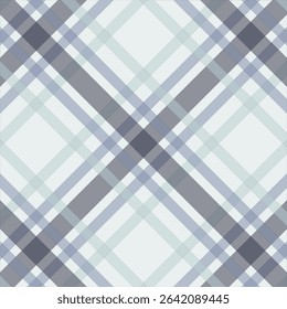 Gingham check plaid pattern for autumn, summer, spring. Seamless colorful herringbone textured Vichy tartan vector graphic for scarf, dress, flannel shirt, skirt, other modern fashion fabric design.