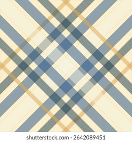 Gingham check plaid pattern for autumn, summer, spring. Seamless colorful herringbone textured Vichy tartan vector graphic for scarf, dress, flannel shirt, skirt, other modern fashion fabric design.