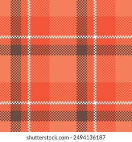 Gingham check plaid pattern for tablecloth, gift paper, napkin, blanket, scarf. Tartan Pattern Seamless. Scottish Tartan Pattern Flannel Shirt check vector for modern spring summer fashion textile