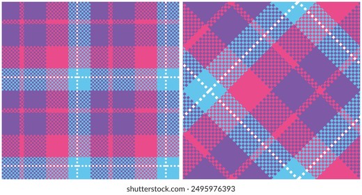 Gingham check plaid pattern for tablecloth, gift paper, napkin, blanket, scarf. Tartan Pattern Seamless. Scottish Tartan Pattern Flannel Shirt check vector for modern spring summer fashion textile