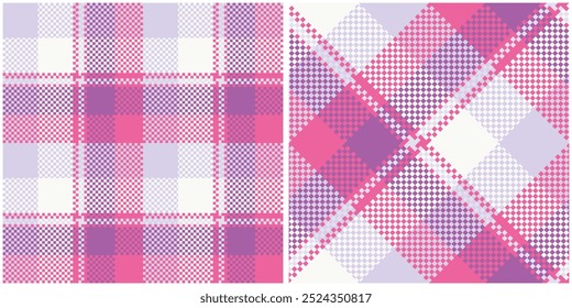 Gingham check plaid pattern for tablecloth, gift paper, napkin, blanket, scarf. Tartan Pattern Seamless. Scottish Tartan Pattern Flannel Shirt check vector for modern spring summer fashion textile