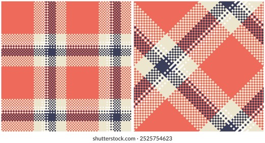 Gingham check plaid pattern for tablecloth, gift paper, napkin, blanket, scarf. Tartan Pattern Seamless. Scottish Tartan Pattern Flannel Shirt check vector for modern spring summer fashion textile