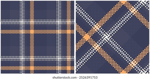 Gingham padrão xadrez para toalha de mesa, papel de presente, guardanapo, cobertor, cachecol. Padrão Tartan Perfeito. Vetor de verificação de camisa de flanela padrão de tartan escocês para a moda moderna primavera verão têxtil