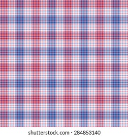 Gingham check textured background. Seamless pattern.